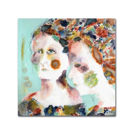 Trademark Fine Art Wyanne 'Truth Be Told' Canvas Art, 14x14 ALI8297-C1414GG